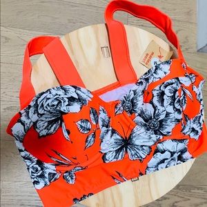 Retro Pin-Up Style Vintage Bustier Swim Top